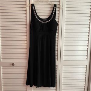 Little black dress with rhinestone/sequin detail